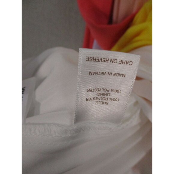 Eva Mendes New York & Company Colorblock Maxi Dress Size S Multicolor - Picture 11 of 13